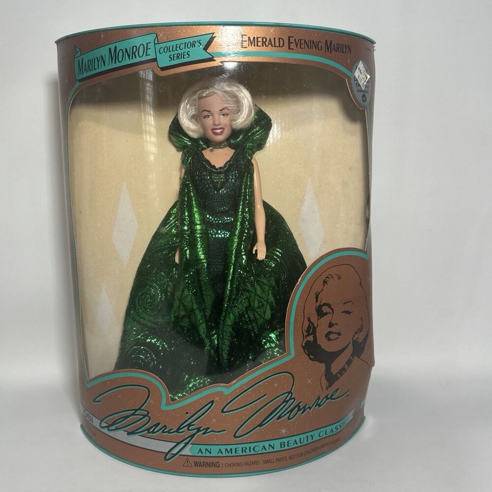 DSI Marilyn Monroe Emerald Evening Doll #1 NRFB COA Limited Edition Collectible